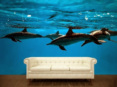 3d полы и 3d обои.Процесс устройства этих покрытий.
