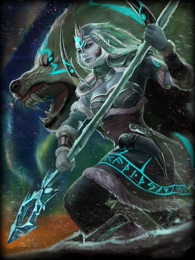 SMITE: Skadi GOD + Skadi Frostbound skin