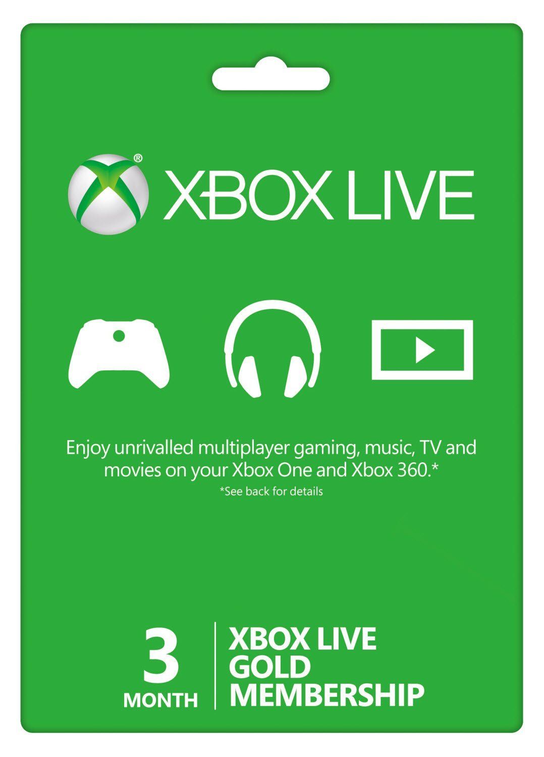 XBOX Live Gold 3 месяца RU/EU/USA
