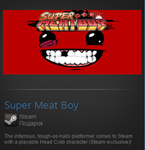 Super Meat Boy ( Steam Row )