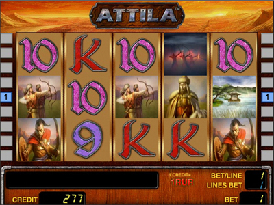 slot machine casino Attila based Masvet NEW