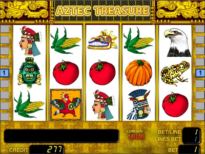 Aztec Treasure slot machine casino Masvet NEW
