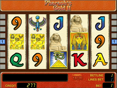 Pharaohs Gold slot machine casino Masvet 2 NEW