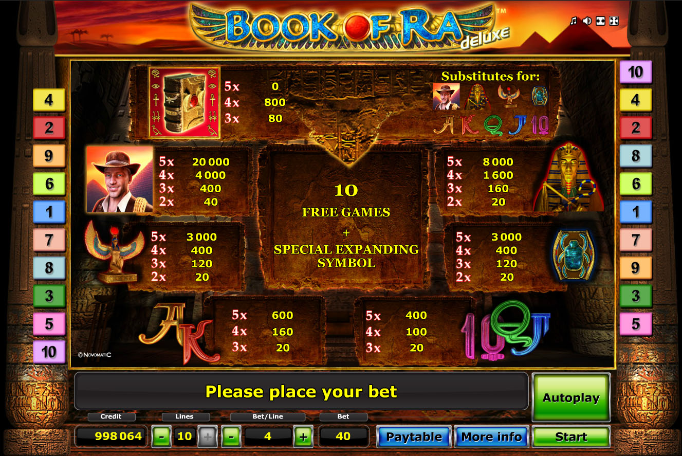 game book of ra