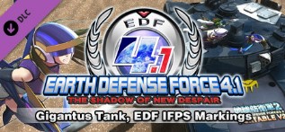 EARTH DEFENSE FORCE 4.1 Gigantus Tank, EDF IFPS Marking