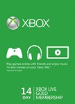 Xbox Live Gold 14 дней (EURO/RUS/USA)
