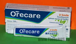 зубная паста лечебная ORECARE с экстрактами трав, 135г