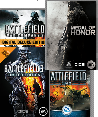 Battlefield 3+Battlefield bad company 2(digital deluxe)