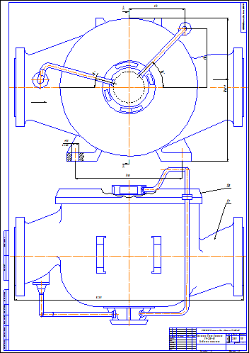 Чертеж компрессор Купер Бессемер RR-2BB-30