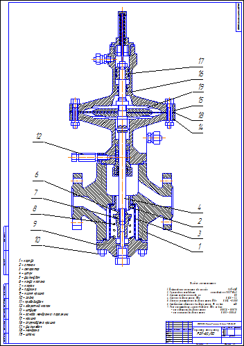 Чертеж Регулятор давления РДК-6,3-50
