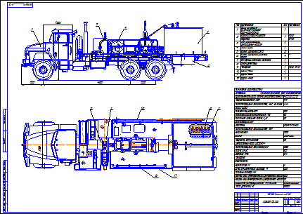 Чертеж агрегат ЦА 320