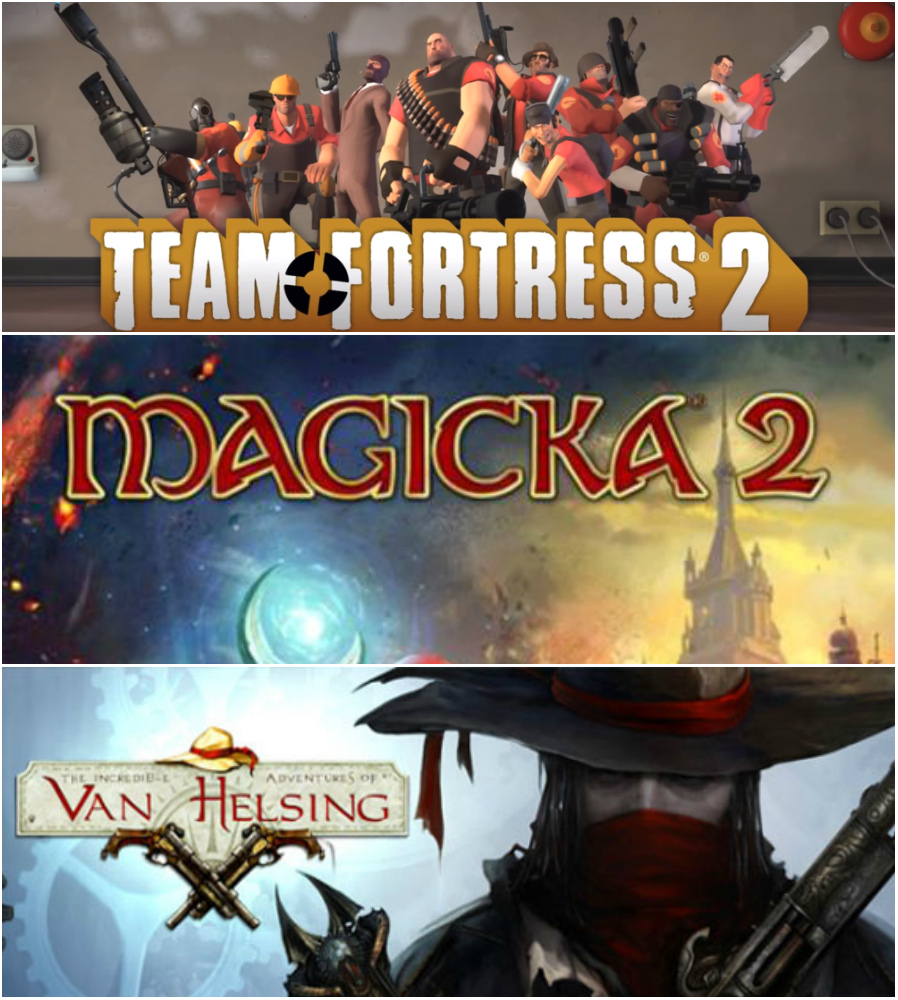 MAGICKA 2+ВАН ХЕЛЬСИНГ+TEAM FORTRESS 2 + 2ИГРЫ ЗА ОТЗЫВ