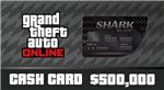 Grand Theft Auto Online: Bull Shark Cash Card 500 000$