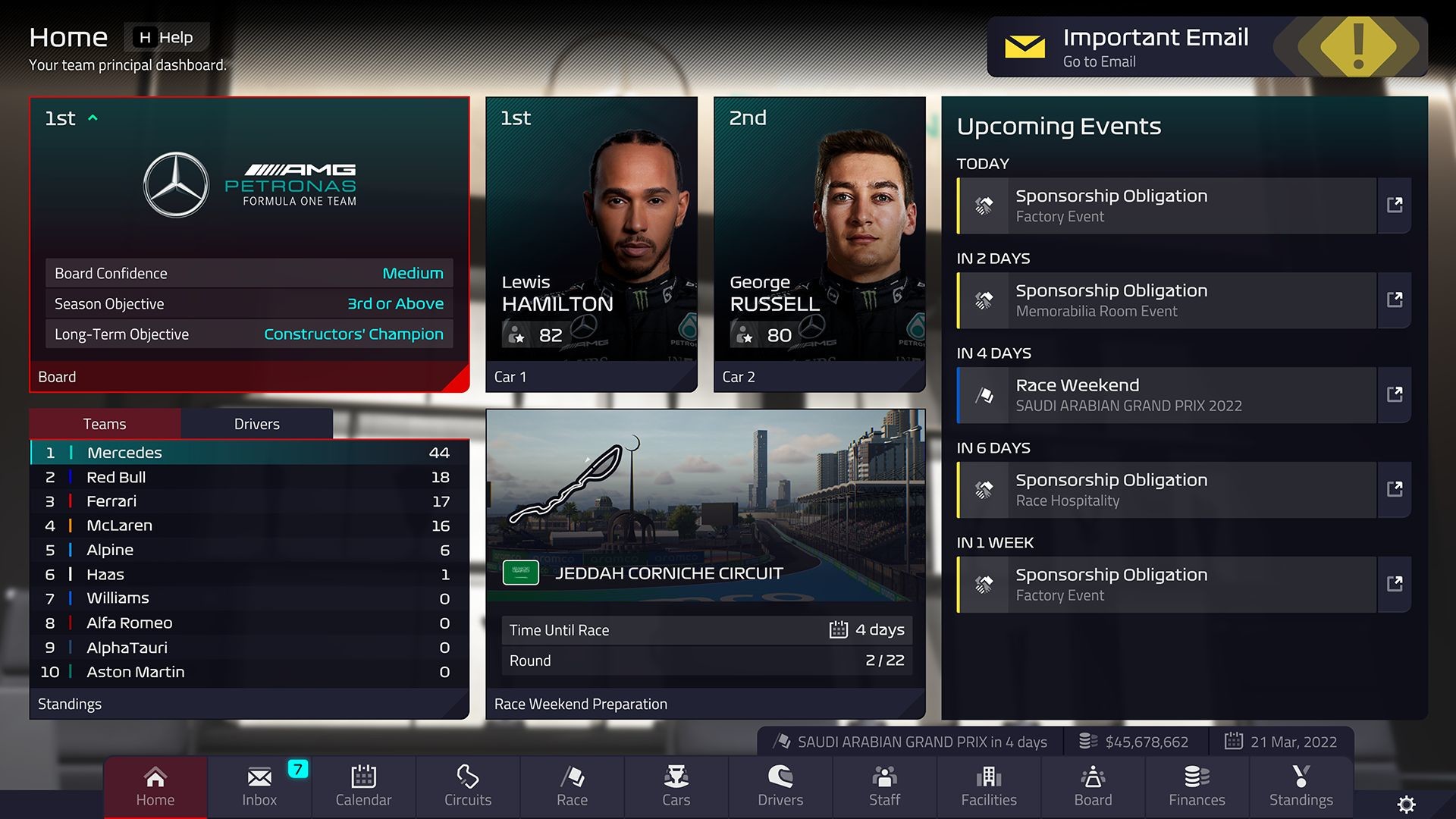 Скриншот F1® Manager 2022 (Steam | RU) - 💳 КАРТЫ 0%