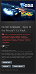 Rocket League - Back to the Future [RU/CIS Steam Gift]