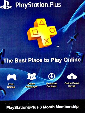 PSN Plus Membership  - 3 Month (90 days) USA