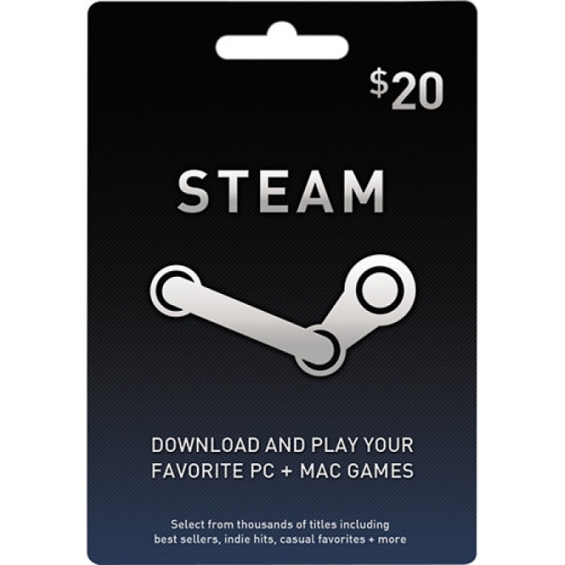 Ключи и пин-коды, Игры, Steam Wallet, Steam Gift Card.