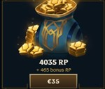 ⭐Riot Points League of Legends West, Nordic-East