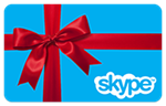 $10 Skype Voucher Original (activation at www.skype.com