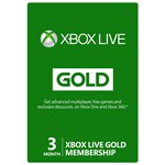 XBox Live Gold - 3 Month (Global)