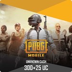 ⭐PUBG Mobile 325 UC Unknown Cash(Пополнен валюты)🔑КЛЮЧ