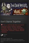 Don&acute;t Starve Together Steam Gift (RU/CIS) - irongamers.ru