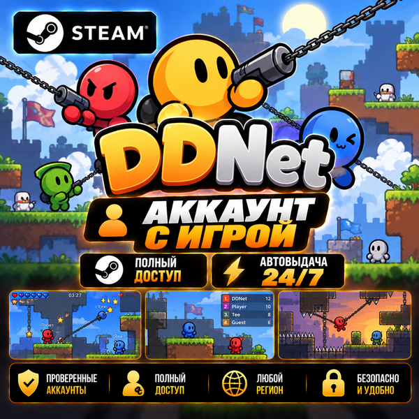 👥Steam account with the game🎮DDNet🎮24/7 instant delivery photo 1