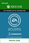 EA ACCESS XBOX ONE Key GLOBAL 1 Month