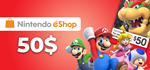 Nintendo eshop 50$ USA