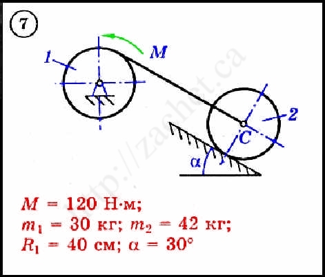 Dievsky V.A - Solution of problem D3 variant 7 task 1