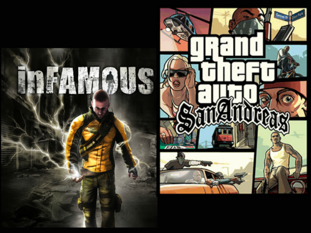 Аккаунт PSN (inFAMOUS, GTA San Andreas)