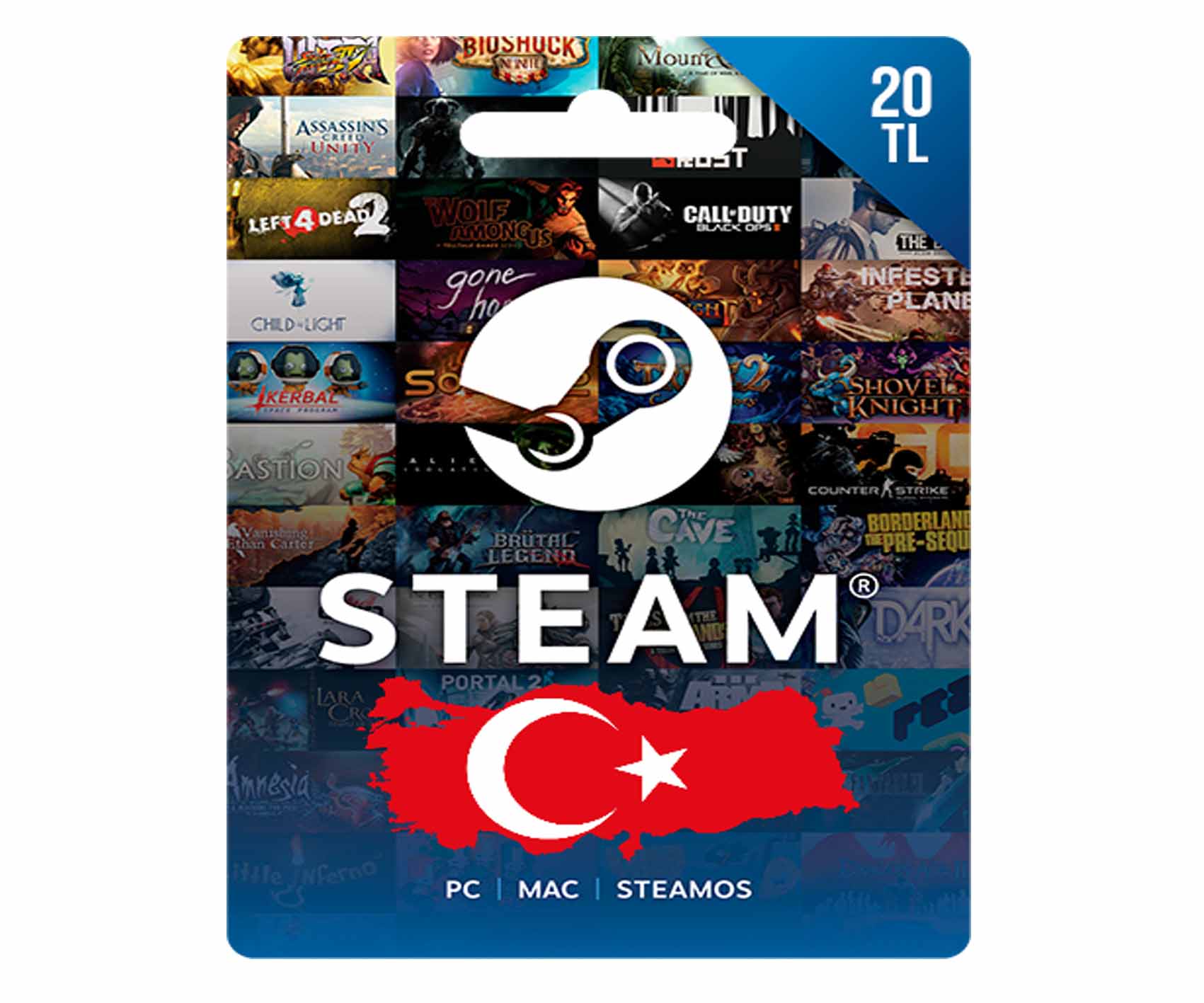 Buy 20 TL Steam Wallet Gift Card TRY Turkey Autoship Cheap Choose From 