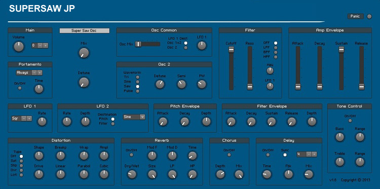 SuperSaw JP for NI Reaktor 5.8