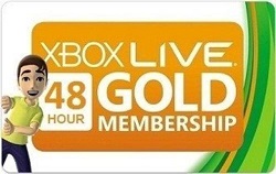 xbox live 48 часов(EURO/RUS/USA)