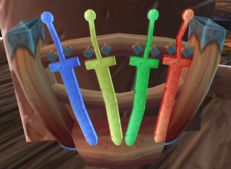 Foam Sword Rack Стойка с пластиковыми мечами