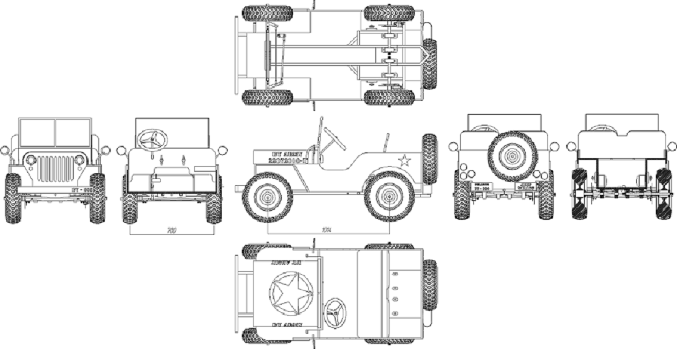 Газ 60 чертежи