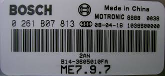Chery Cross Eastar 2.0L ME7.9.7 0261B07813 00KC11A120