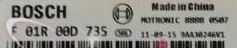 Chery Tiggo 1.6L 16V ME7.9.7 F01R00D735 F01R0AD940