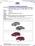 Ford tecnical service bulletins 2011