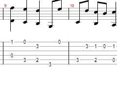Конь - гр. Любэ. Ноты и табы, GP5