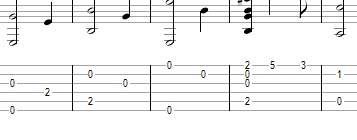 Вальс - к/ф "Мой ласковый и нежный зверь". Ноты и табы