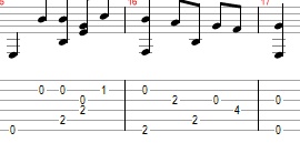 Песенка кавалергарда - И. Шварц. Ноты и табы, GP5