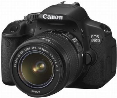 Зеркальный фотоаппарат Canon EOS 650D Kit 18-55 IS II
