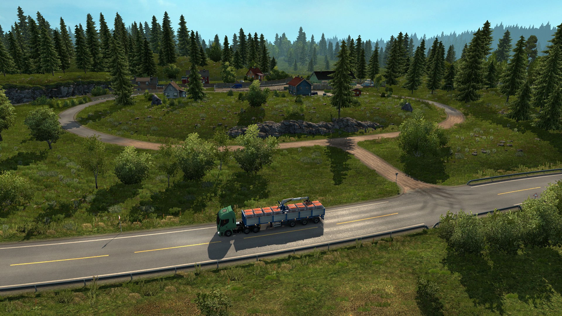 Карта euro truck simulator 2 scandinavia