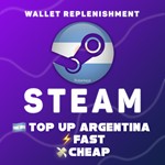 💲TOP-UP OF STEAM ARGENTINA (USD)💲