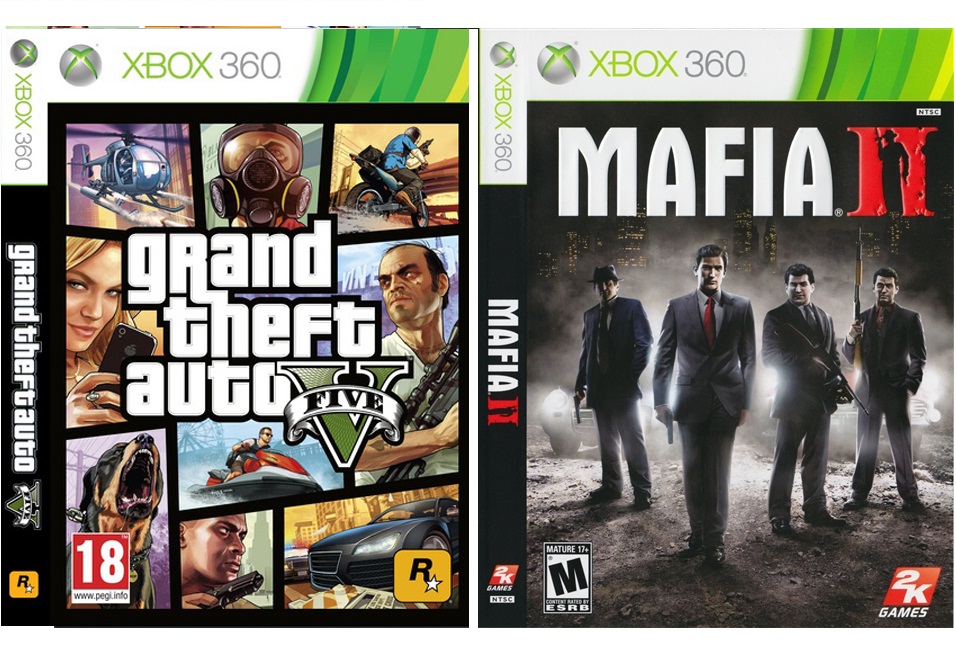 GTA V + Mafia II и ещё пять игр