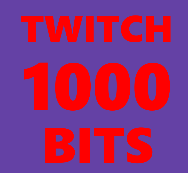 Buy 1000 Bits to Your Twitch Channel and download