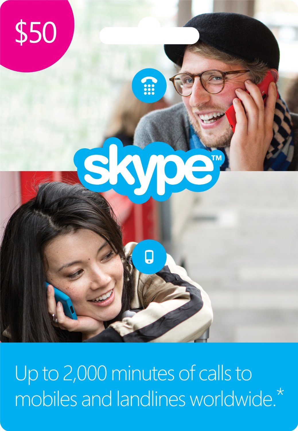 $50 Skype gift card (official activation)
