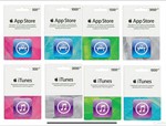 5000 р Подарочная карта Apple, App Store, Music, iCloud