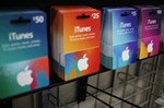 $25 Подарочная карта Apple, App Store, Music, iCloud